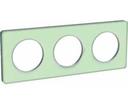 Schneider Electric Odace S53P806S Рамка 3-постовая (зеленый лед)