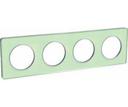 Schneider Electric Odace S53P808S Рамка 4-постовая (зеленый лед)