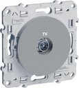 Schneider Electric Odace S53R445 Розетка телевизионная (TV, под рамку, скрытая установка, алюминий)
