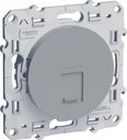 Schneider Electric Odace S53R475 Розетка компьютерная (RJ45, cat.6, под рамку, скрытая установка, алюминий)