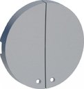 Schneider Electric Odace S53R298 Клавиша двойная с окошком (алюминий)