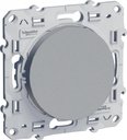 Schneider Electric Odace S53R205 Переключатель одноклавишный перекрестный (10 А, с возм. подсветки, под рамку, скрытая установка, алюминий)