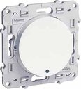 Schneider Electric Odace S52R263 Переключатель одноклавишный с подсветкой (10 А, под рамку, скрытая установка, белый)