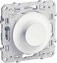 Schneider Electric Odace S52R511 Светорегулятор поворотный (600 Вт, R+L, под рамку, скрытая установка, белый)