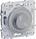 Schneider Electric Odace S53R511 Светорегулятор поворотный (600 Вт, R+L, под рамку, скрытая установка, алюминий)