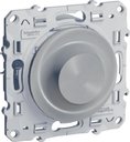 Schneider Electric Odace S53R515 Светорегулятор поворотный (420 Вт, R+C+L, под рамку, скрытая установка, алюминий)
