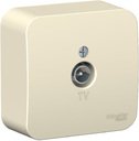 Schneider Electric Blanca BLNTA000012 Розетка телевизионная (TV, в сборе, открытая установка, молоко)