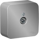 Schneider Electric Blanca BLNTA000013 Розетка телевизионная (TV, в сборе, открытая установка, алюминий)