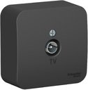 Schneider Electric Blanca BLNTA000016 Розетка телевизионная (TV, в сборе, открытая установка, антрацит)
