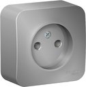 Schneider Electric Blanca BLNRA000103 Розетка одинарная (16 А, в сборе, открытая установка, алюминий)