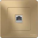 Schneider Electric Blanca BLNIS011004 Розетка телефонная (RJ11, в сборе, скрытая установка, титан)