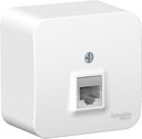 Schneider Electric Blanca BLNIA011001 Розетка телефонная (RJ11, в сборе, открытая установка, белая)