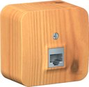 Schneider Electric Blanca BLNIA011005 Розетка телефонная (RJ11, в сборе, открытая установка, ясень)