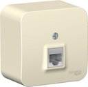 Schneider Electric Blanca BLNIA045002 Розетка компьютерная (RJ45, в сборе, открытая установка, молоко)