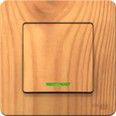 Schneider Electric Blanca BLNVS010115 Выключатель одноклавишный (10 А, в сборе, подсветка, скрытая установка, ясень)