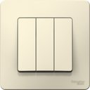 Schneider Electric Blanca BLNVS100502 Выключатель трехклавишный (10 А, в сборе, скрытая установка, молоко)