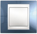 Schneider Electric Unica Хамелеон MGU6.002.854 Рамка 1-постовая (белый/голубой лед)