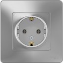Schneider Electric Blanca BLNRS001013 Розетка с заземляющим контактом (16 А, в сборе, скрытая установка, алюминий)