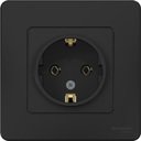 Schneider Electric Blanca BLNRS001016 Розетка с заземляющим контактом (16 А, в сборе, скрытая установка, антрацит)