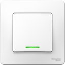 Schneider Electric Blanca BLNVS010611 Переключатель одноклавишный (10 А, в сборе, подсветка, скрытая установка, белый)