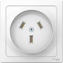 Schneider Electric Blanca BLNSR003231 Розетка силовая однофазная (32 А, 2P+E, в сборе, скрытая установка, белая)