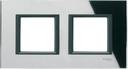 Schneider Electric Unica Class MGU68.004.7C1 Рамка 2-постовая (черное стекло)