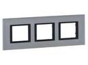Schneider Electric Unica Class MGU68.006.7A1 Рамка 3-постовая (серебристый алюминий)