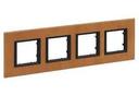 Schneider Electric Unica Class MGU68.008.7P1 Рамка 4-постовая (светлая кожа)