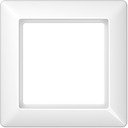 Jung AS500 AS581BFWW Рамка 1-постовая (универсальная, ударопрочная, белая)