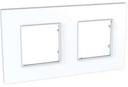 Schneider Electric Unica Quadro MGU2.704.18 Рамка 2-постовая (белая)