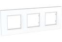 Schneider Electric Unica Quadro MGU2.706.18 Рамка 3-постовая (белая)