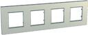 Schneider Electric Unica Quadro MGU6.708.57 Рамка 4-постовая (титан)