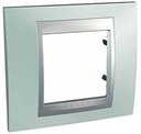 Schneider Electric Unica Top MGU66.002.094 Рамка 1-постовая (алюминий/флюорит)