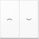 Jung AS500 AS591-5PWW Клавиша двойная ("стрелки", белая)