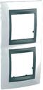 Schneider Electric Unica Top MGU66.004V.292 Рамка 2-постовая (вертикальная, графит/нордик)
