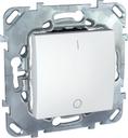 Schneider Electric Unica MGU5.262.18ZD Выключатель одноклавишный двухполюсный (16 А, под рамку, скрытая установка, белый)