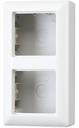 Jung AS500 AS582AWW Коробка двойная c рамкой для наружного монтажа (универсальная, белая)