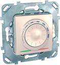 Schneider Electric Unica MGU5.503.25ZD Термостат для теплых полов +5…+45°С (10 А, 230 В, выносной термодатчик, под рамку, скрытая установка, бежевый)