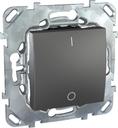 Schneider Electric Unica Top MGU5.262.12ZD Выключатель одноклавишный двухполюсный (16 А, под рамку, скрытая установка, графит)