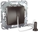 Schneider Electric Unica Top MGU5.226.12ZD Выключатель со шнуром (10 А, под рамку, без фиксации, скрытая установка, графит)