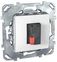 Schneider Electric Unica MGU5.486.18ZD Розетка аудио (1 канал, под рамку, скрытая установка, белая)