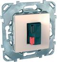 Schneider Electric Unica MGU5.486.25ZD Розетка аудио (1 канал, под рамку, скрытая установка, бежевая)
