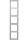 Jung LS990 LS985LG Рамка 5-постовая (универсальная, светло-серая)