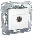 Schneider Electric Unica MGU5.462.18ZD Розетка телевизионная (TV, 11 дБ, под рамку, скрытая установка, белая)
