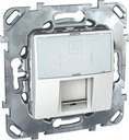 Schneider Electric Unica MGU5.421.18ZD Розетка компьютерная (RJ45, cat.5e, под рамку, скрытая установка, белая)