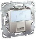 Schneider Electric Unica Top MGU5.421.30ZD Розетка компьютерная (RJ45, cat.5e, под рамку, скрытая установка, алюминий)