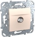 Schneider Electric Unica MGU5.488.25ZD Розетка телевизионная (SAT, под рамку, скрытая установка, бежевая)