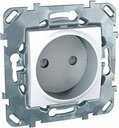 Schneider Electric Unica MGU5.033.18ZD Розетка со шторками (16 А, под рамку, скрытая установка, белая)