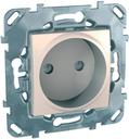 Schneider Electric Unica MGU5.033.25ZD Розетка со шторками (16 А, под рамку, скрытая установка, бежевая)
