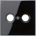 Jung LS990 LS990TVSW Крышка розетки телевизионной (TV+Radio, черная)